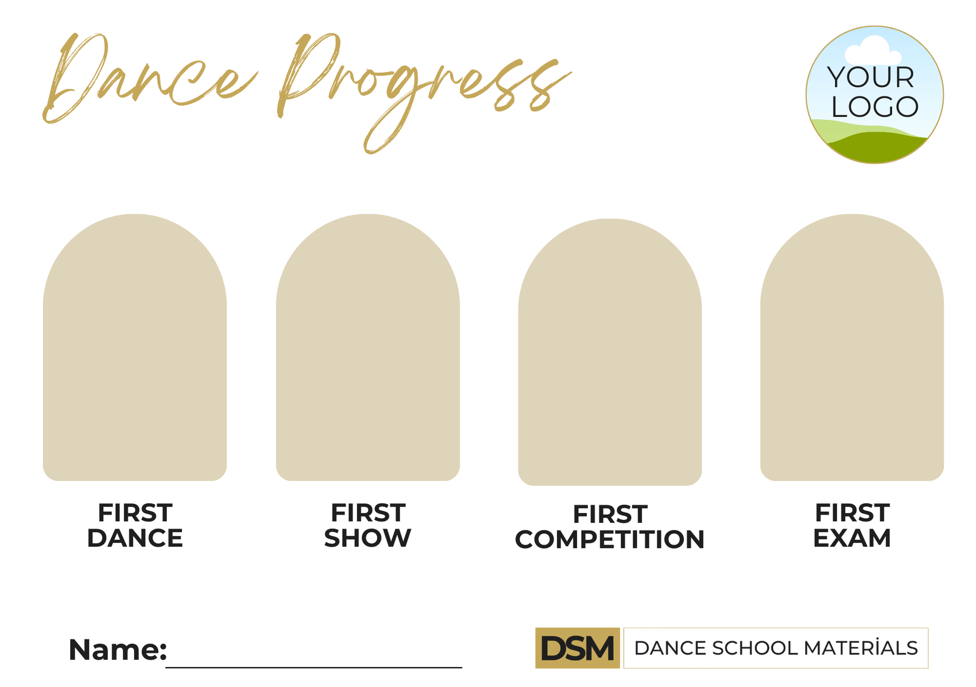 Dance Class Motivation Kit – Editable Templates for Dance Teachers and Studios