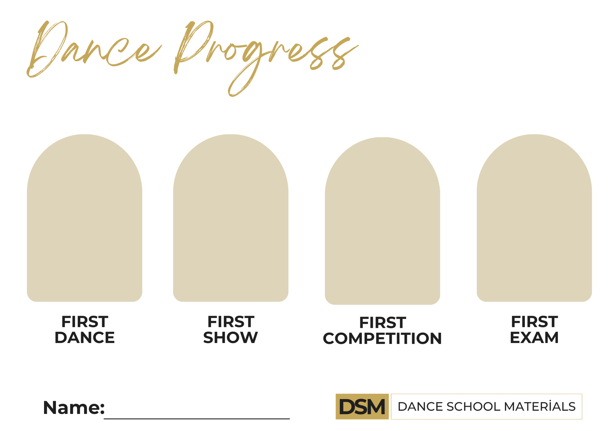 Dance Class Motivation Kit – Printable Templates for Dance Teachers and Studios