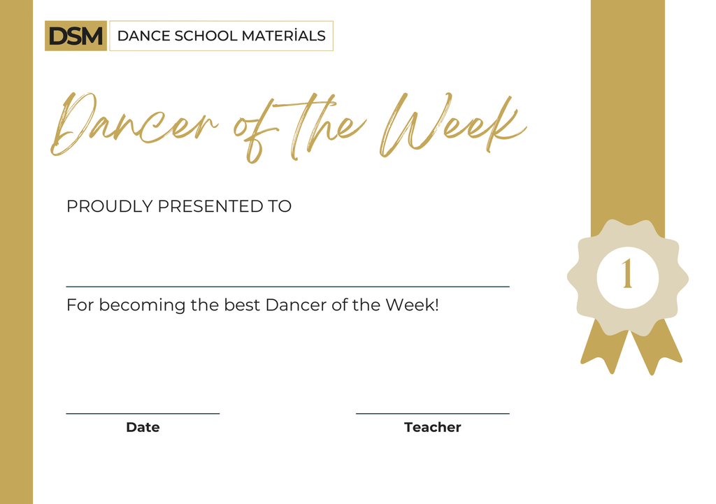 Dance Class Motivation Kit – Printable Templates for Dance Teachers and Studios