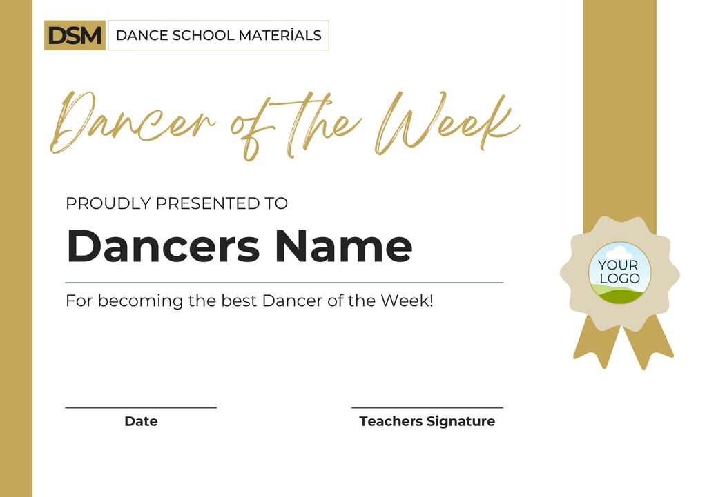 Dance Class Motivation Kit – Editable Templates for Dance Teachers and Studios
