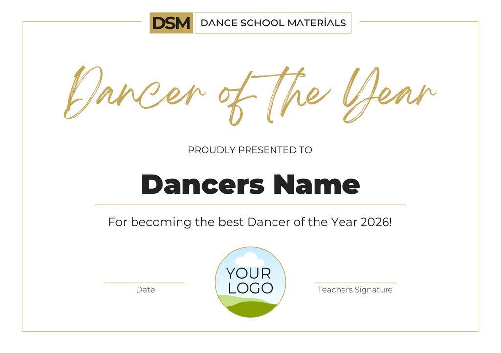 Dance Class Motivation Kit – Editable Templates for Dance Teachers and Studios