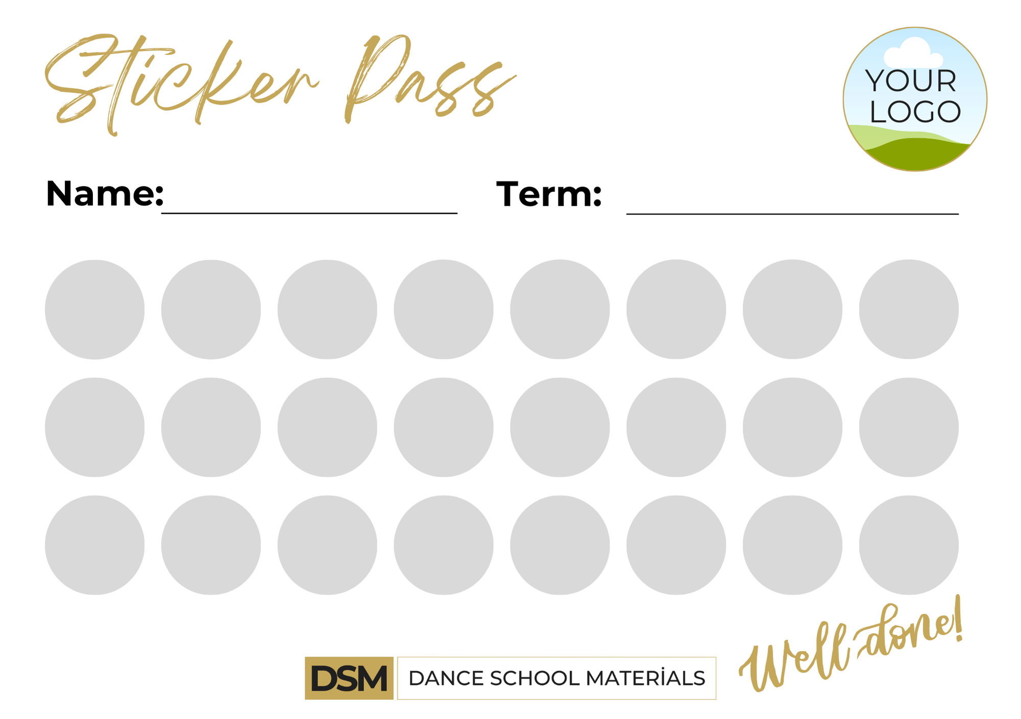 Dance Class Motivation Kit – Editable Templates for Dance Teachers and Studios